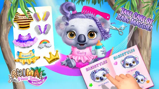 Gameplay screenshot 4 from Animal Hair Salon Australia - Educational game